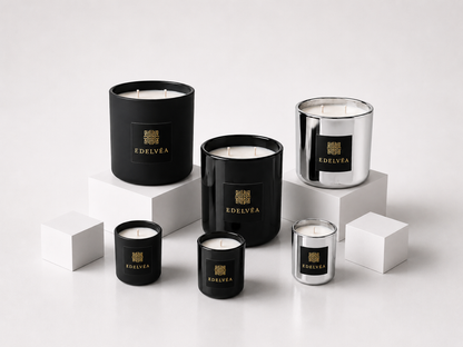 BLACK VANILLA & OUD SCENTED CANDLE