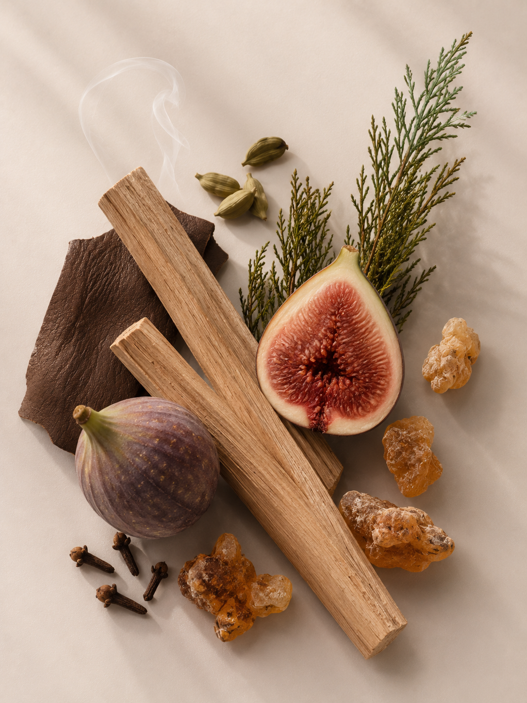 FIG AND SANDALWOOD SCENTED CANDLE