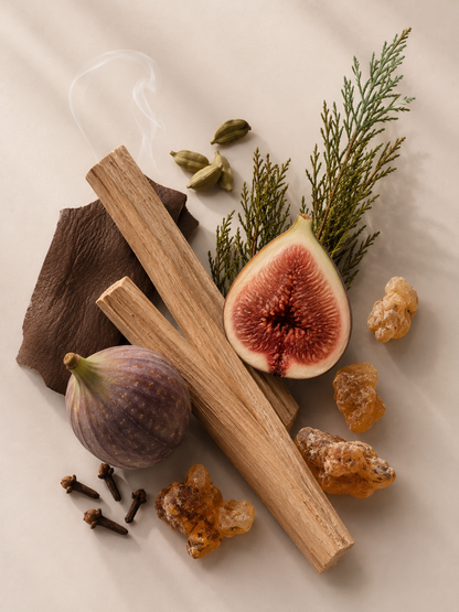 FIG AND SANDALWOOD SCENTED CANDLE