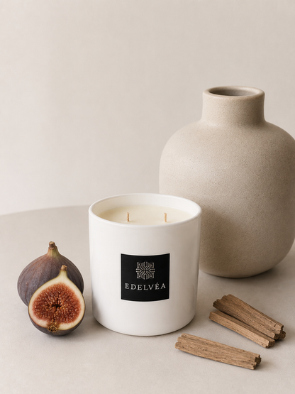 FIG AND SANDALWOOD SCENTED CANDLE