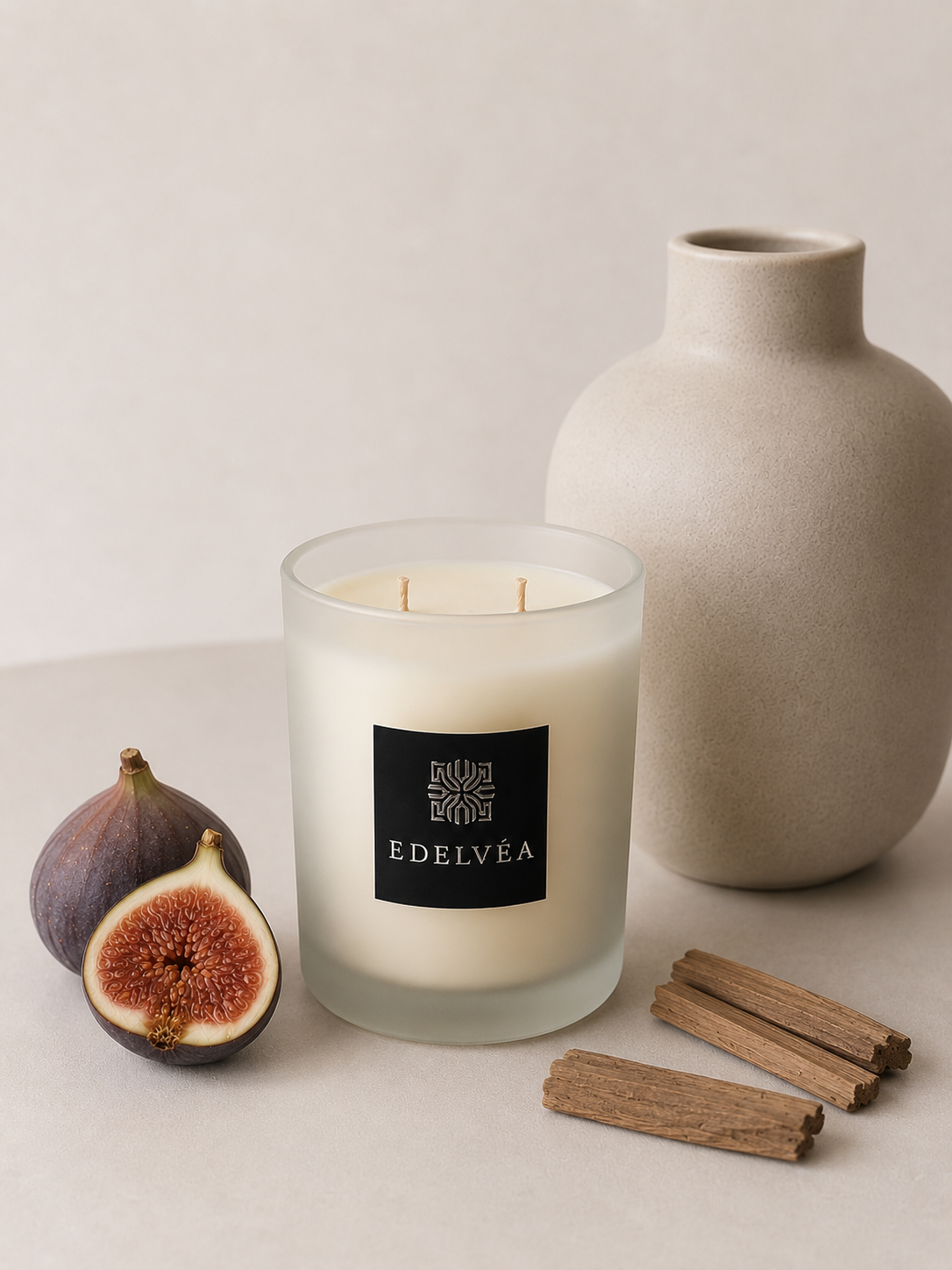 FIG AND SANDALWOOD SCENTED CANDLE