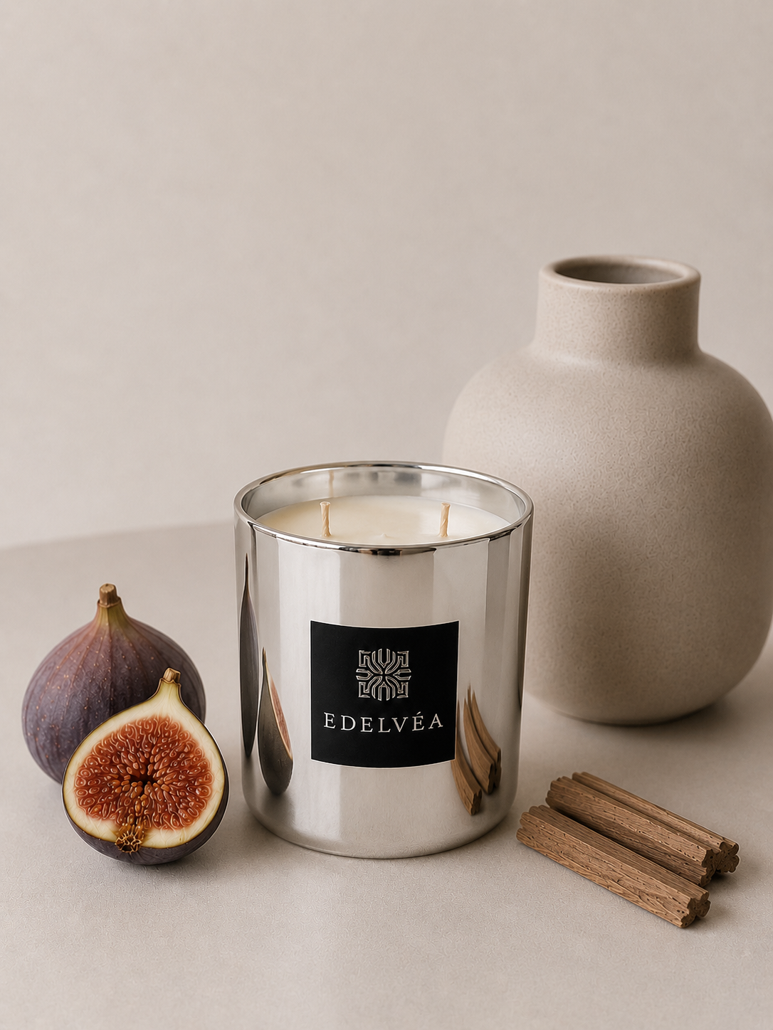 FIG AND SANDALWOOD SCENTED CANDLE