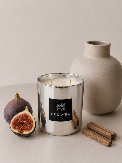 FIG AND SANDALWOOD SCENTED CANDLE